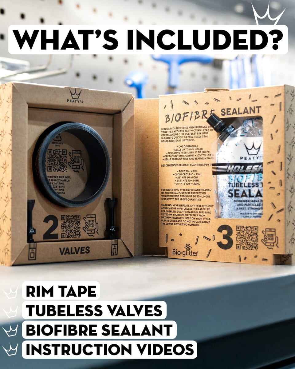 Peaty's tubeless átalakító szett