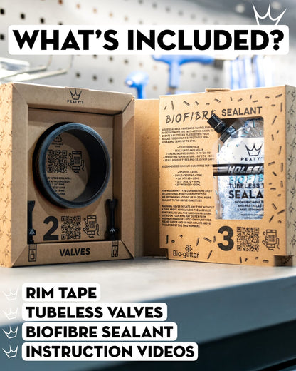 Peaty's tubeless átalakító szett