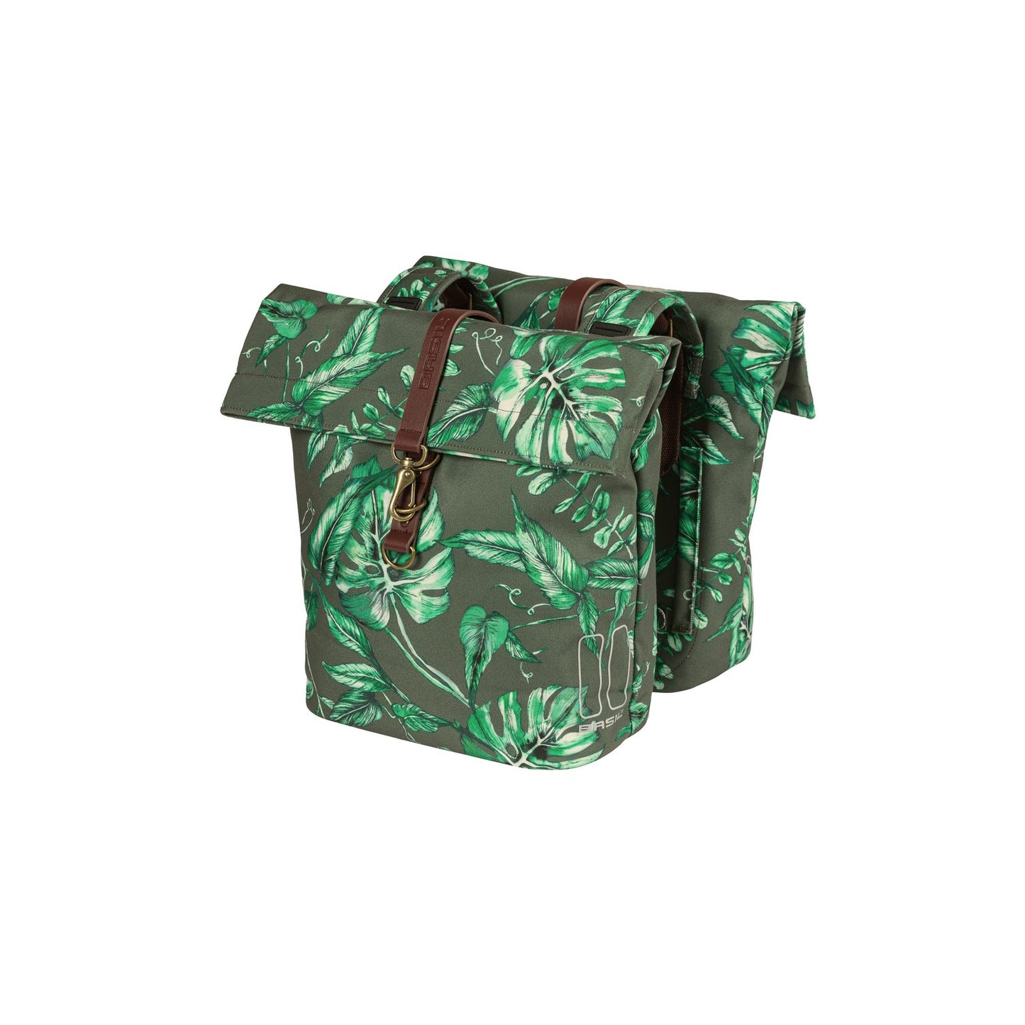 Basil Ever-Green dupla hátsó kerékpáros táska