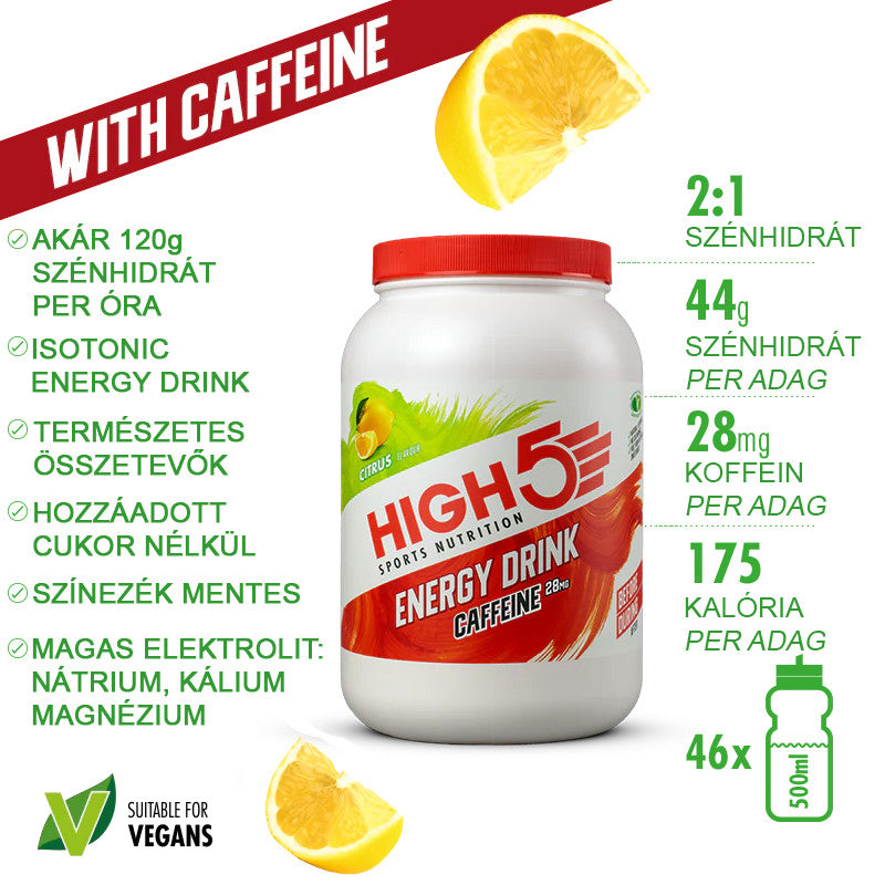 High5 2:1 Energy Drink Caffeine italpor