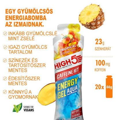 High5 Koffeines Energy Aqua Gél