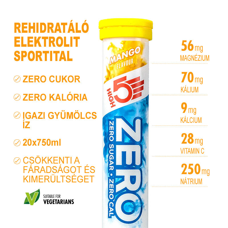 High5 ZERO Sport Pezsgőtabletta